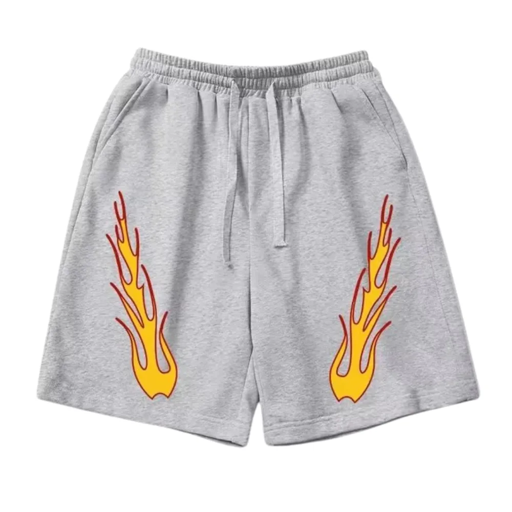 High Street Flame Print Shorts