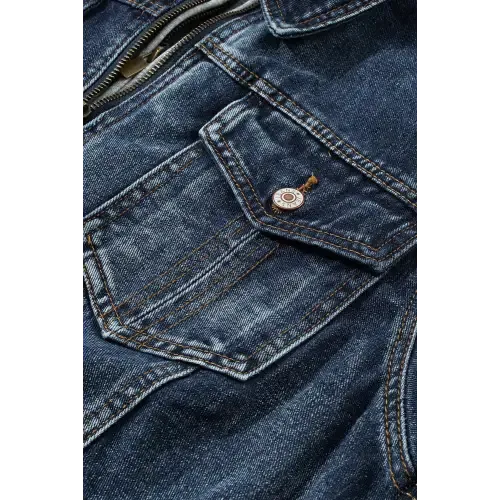 Hooded Denim Jacket
