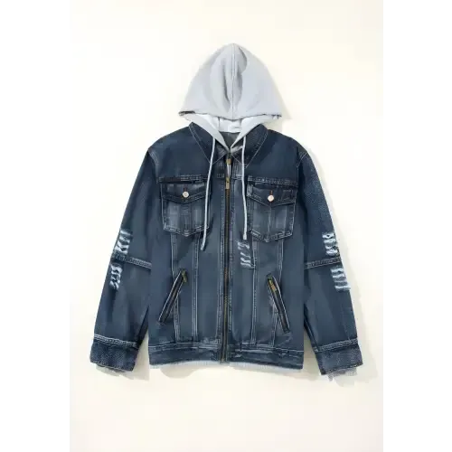 Hooded Denim Jacket