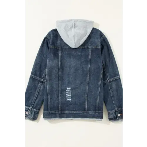 Hooded Denim Jacket