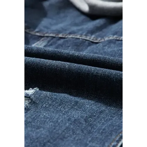 Hooded Denim Jacket