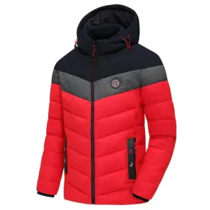 Hooded jackets with adjustable design in three-color look