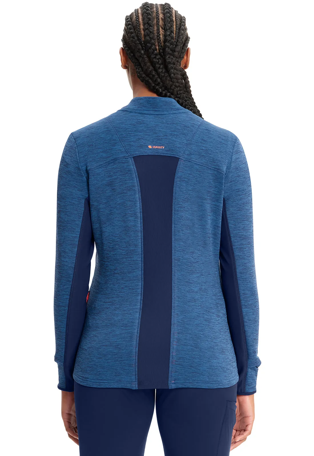 Infinity by Cherokee LIFESTYLE Women's 4-Pocket Athletic Zip Front Jacket