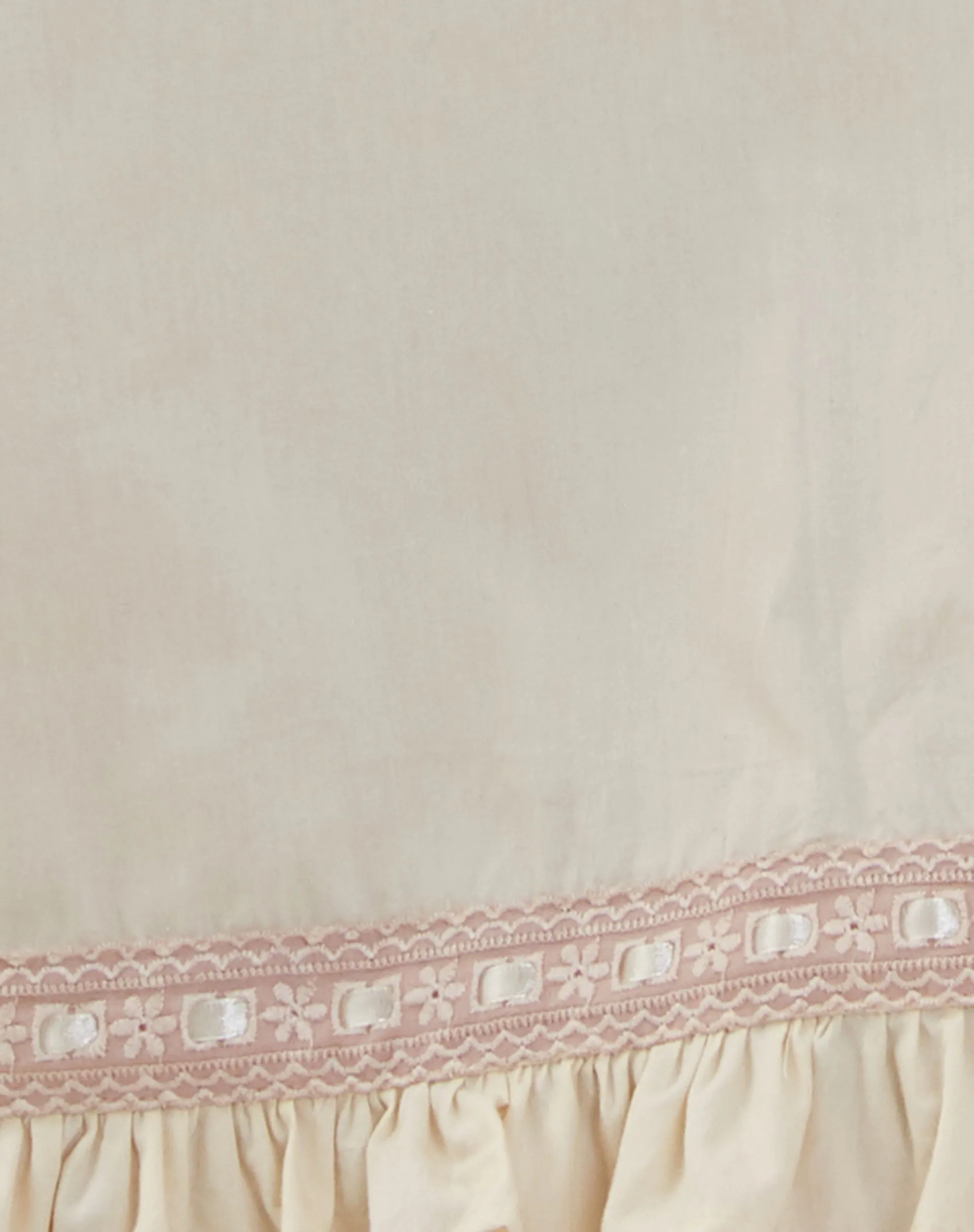 Jacena Lace Trim Mini Dress in Ivory