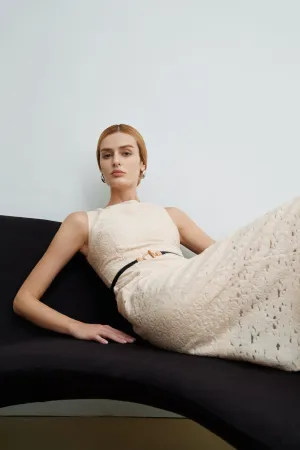 JACQUARD SLIM FIT DRESS