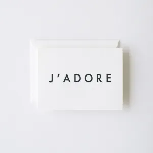 J'Adore Card