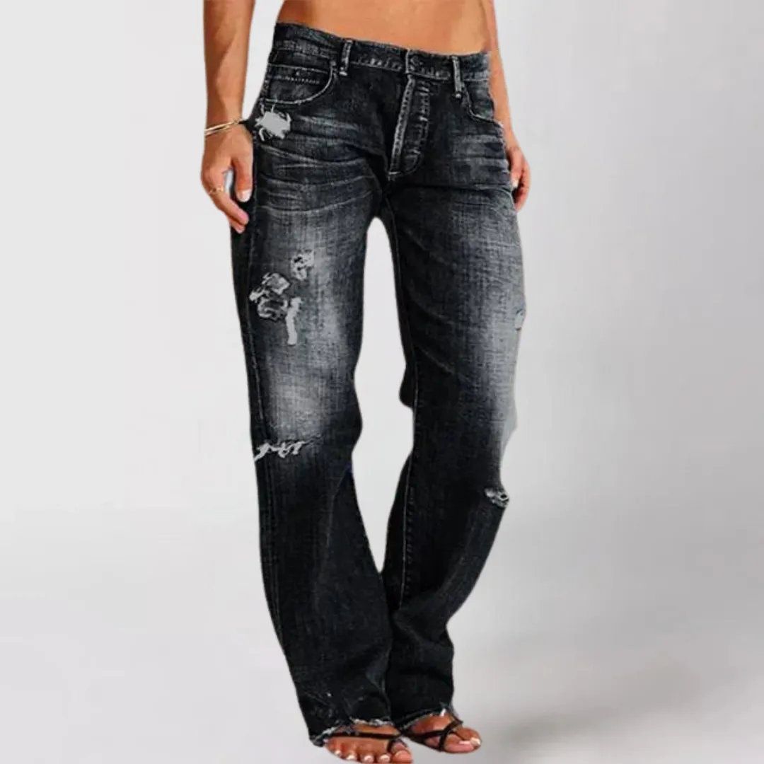 Jean® | Loose, wide-leg denim jeans