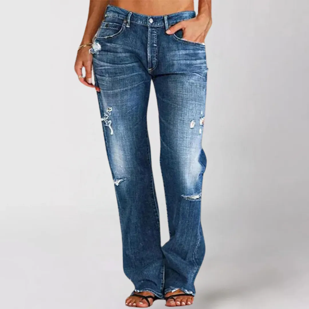 Jean® | Loose, wide-leg denim jeans