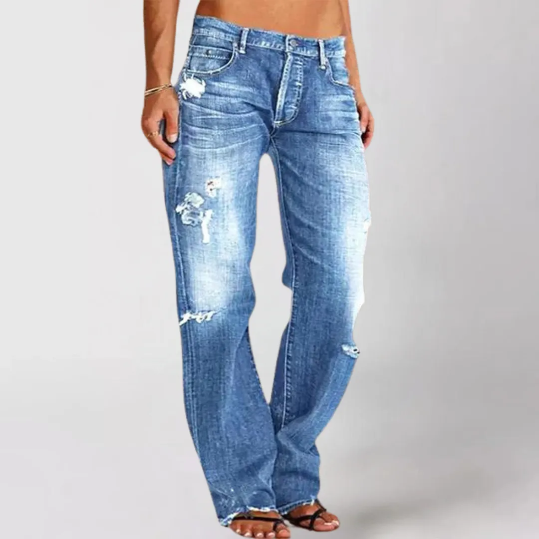 Jean® | Loose, wide-leg denim jeans