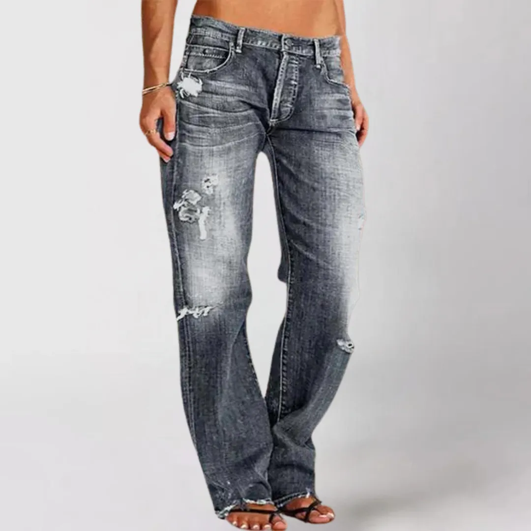 Jean® | Loose, wide-leg denim jeans