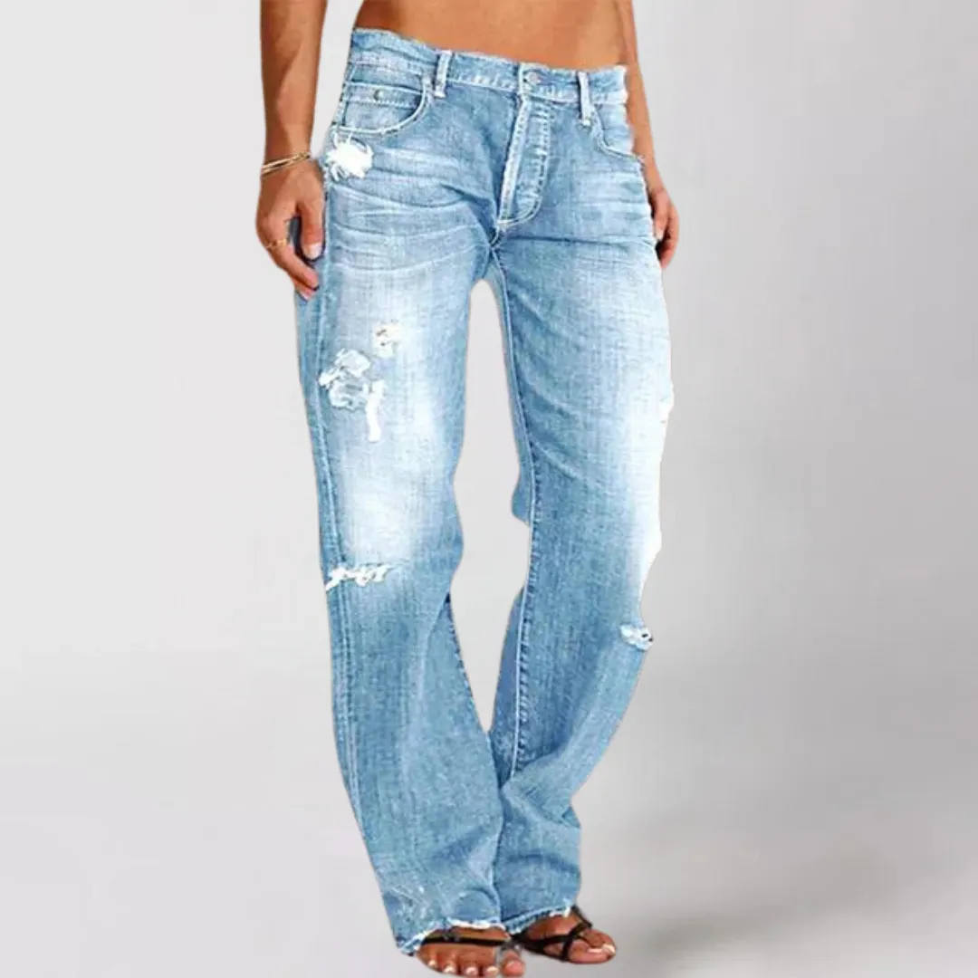 Jean® | Loose, wide-leg denim jeans