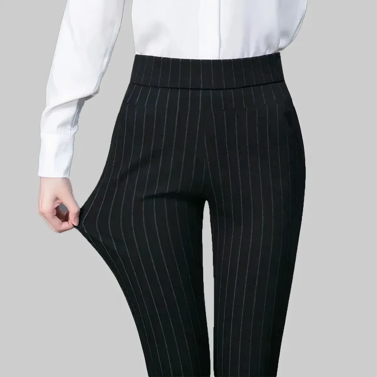 Jimena® | High-Waisted Stretch Trousers