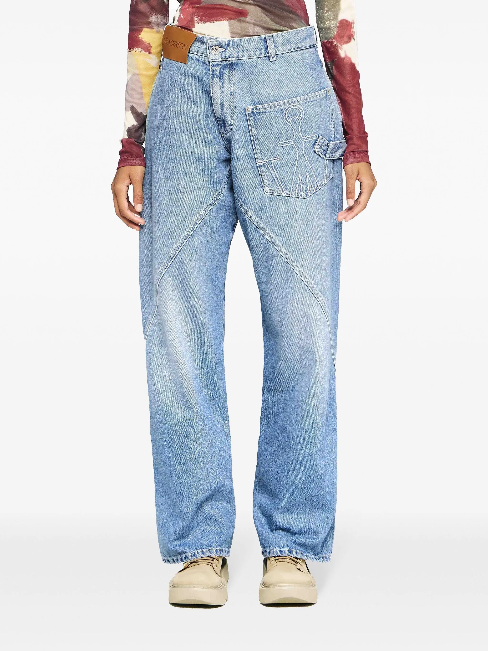 JW ANDERSON Twisted Workwear Jeans for Women