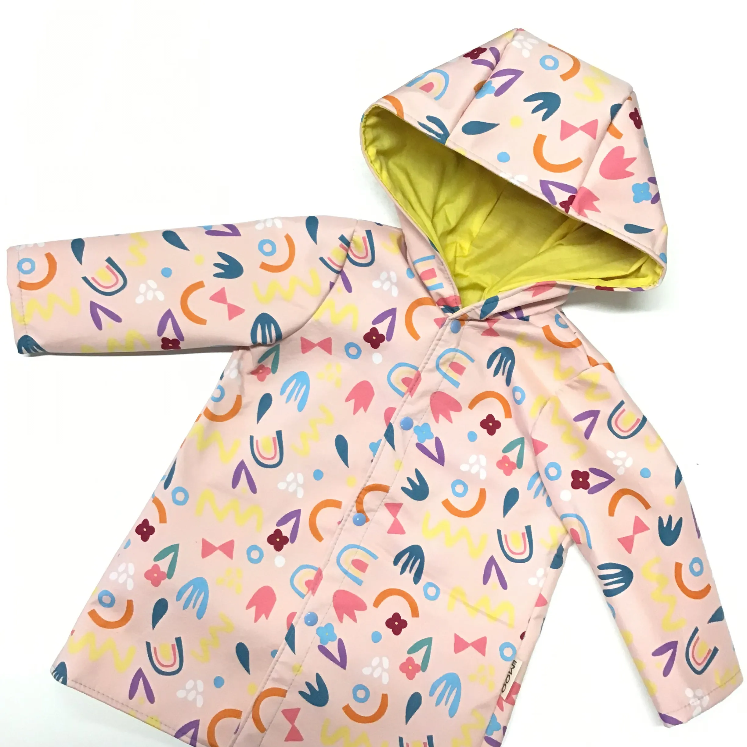 Kids Raincoat Jacket - Shapes