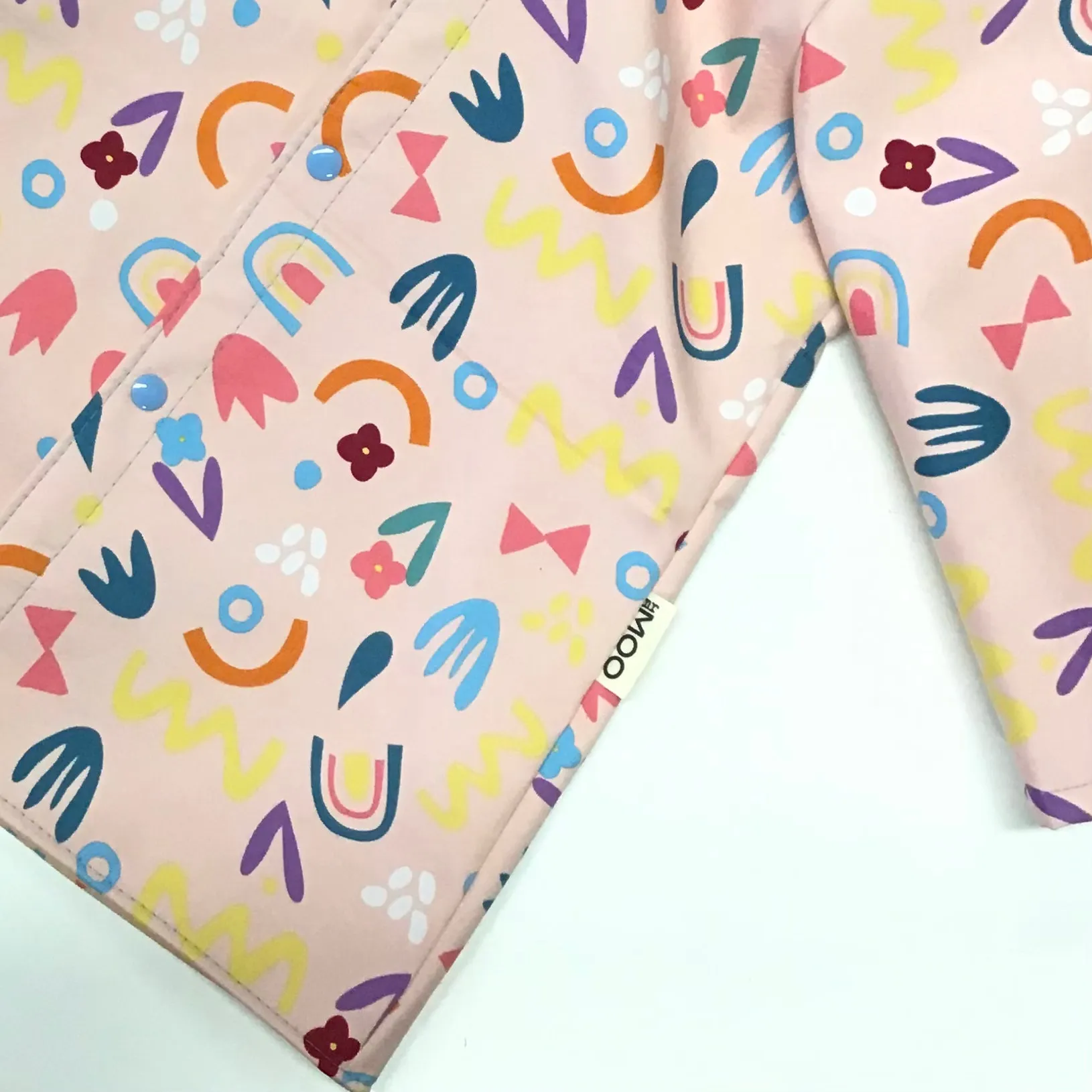 Kids Raincoat Jacket - Shapes