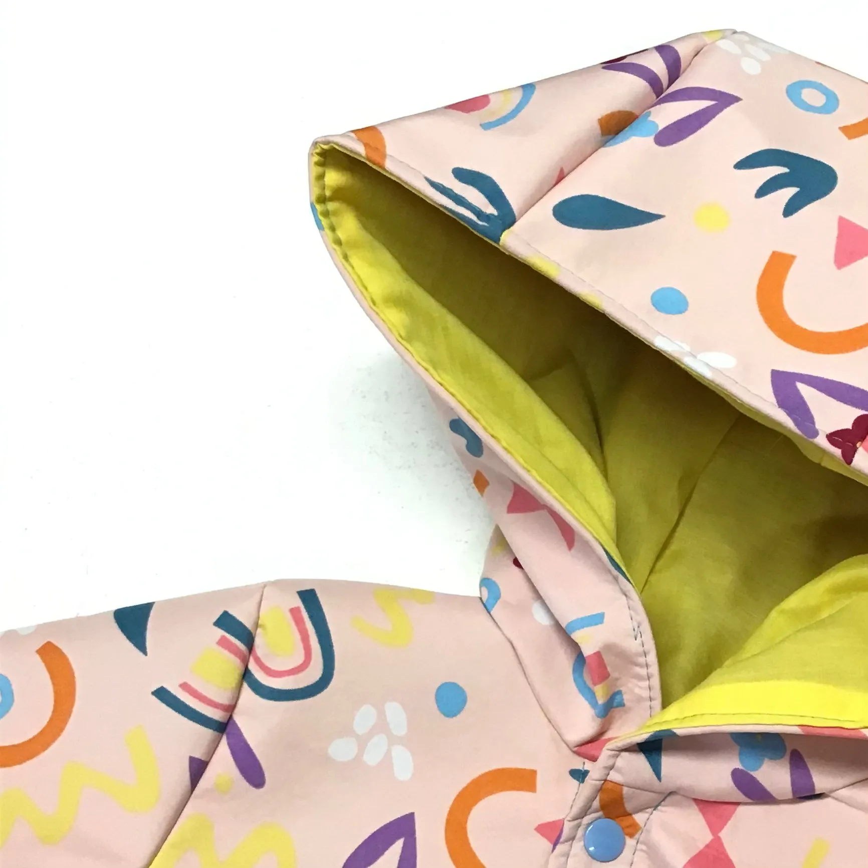 Kids Raincoat Jacket - Shapes