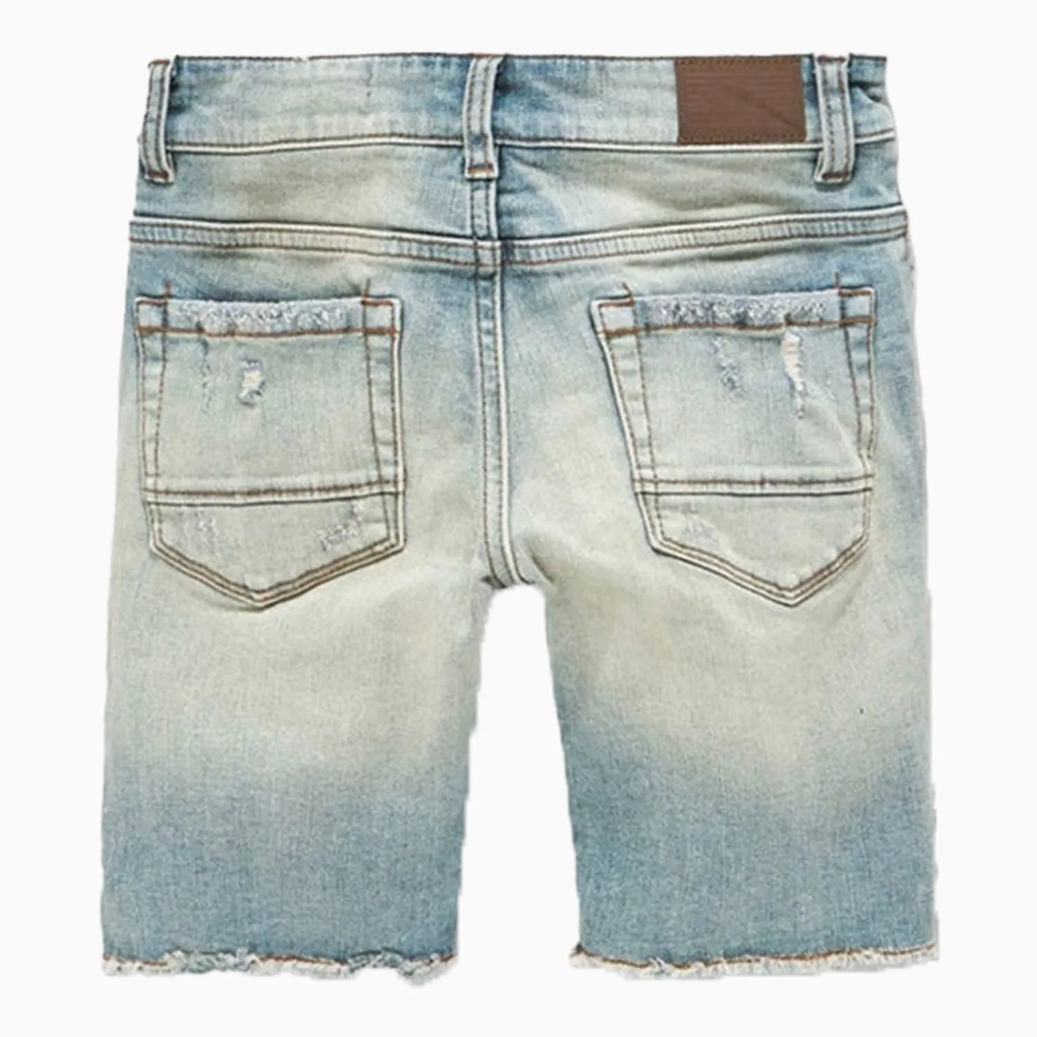 Kid's Shredded Abyss Denim Shorts