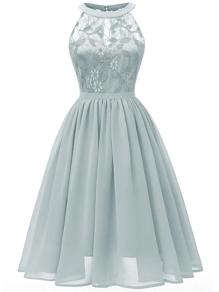 Lace Round Collar 50s 60s Dress