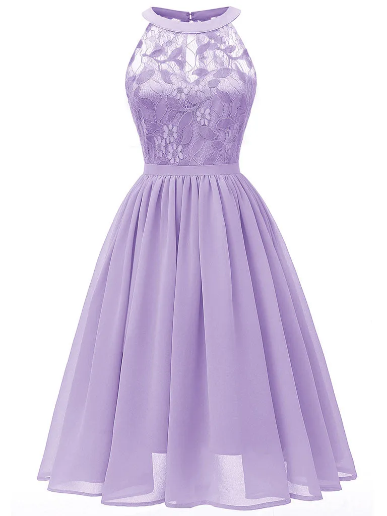 Lace Round Collar 50s 60s Dress