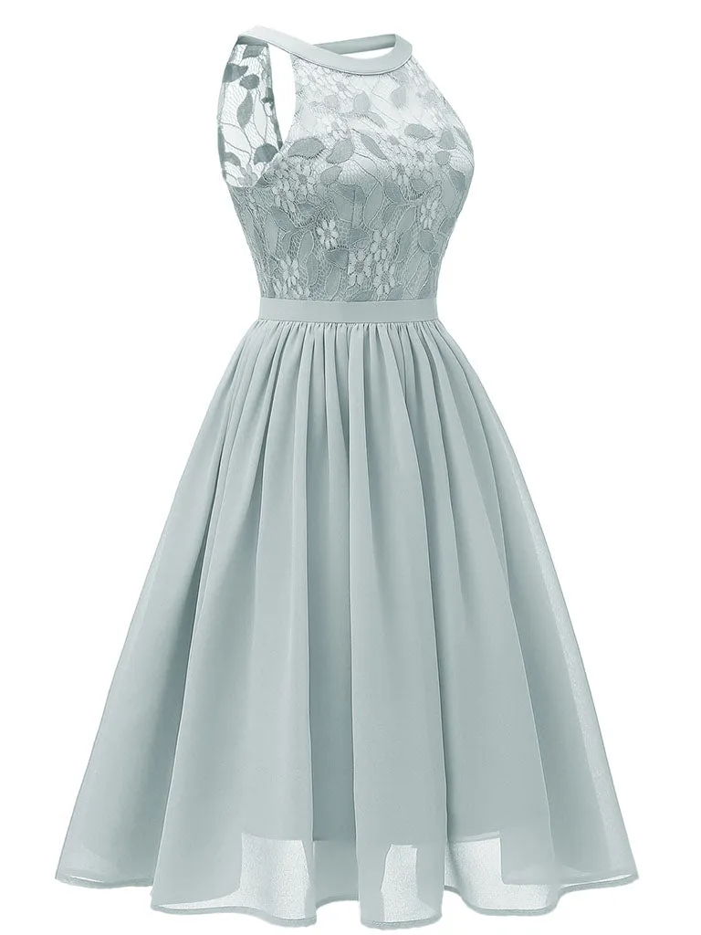 Lace Round Collar 50s 60s Dress