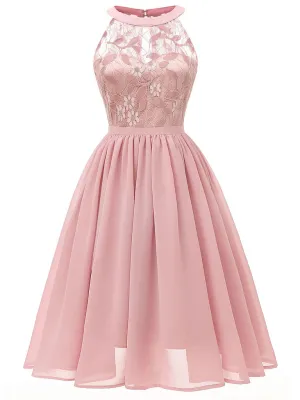 Lace Round Collar 50s 60s Dress