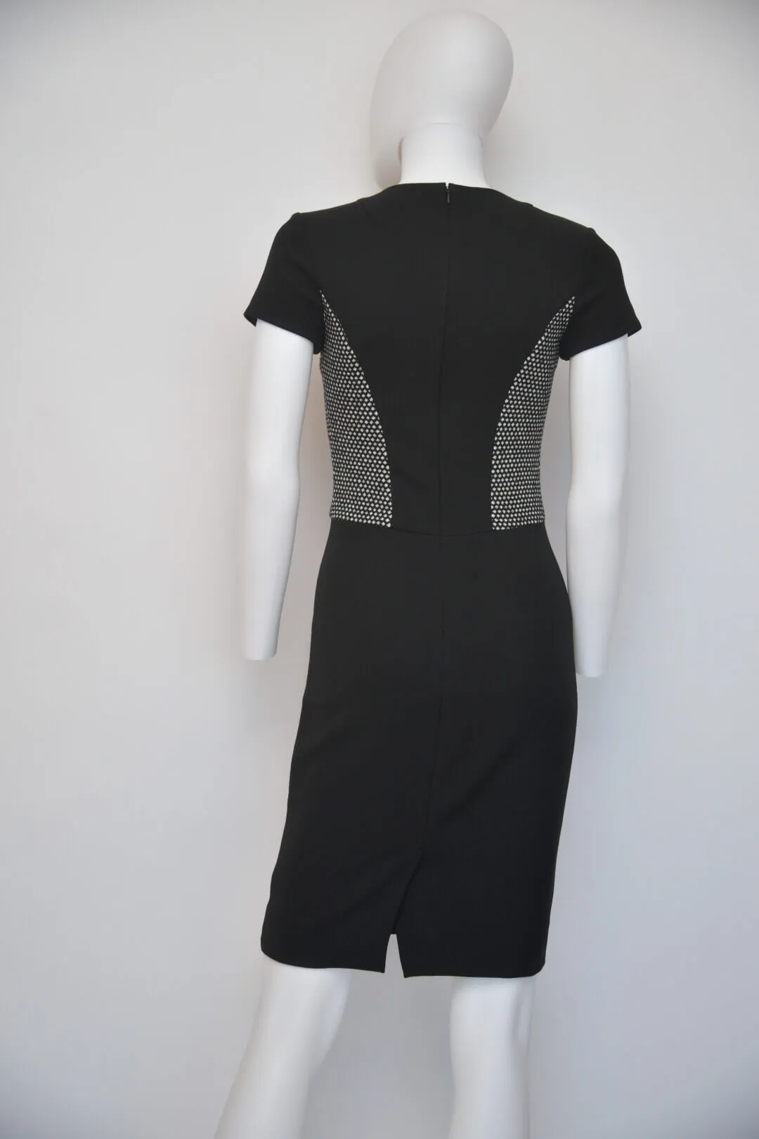 L'Agence Short Sleeve Straight Dress