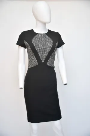 L'Agence Short Sleeve Straight Dress