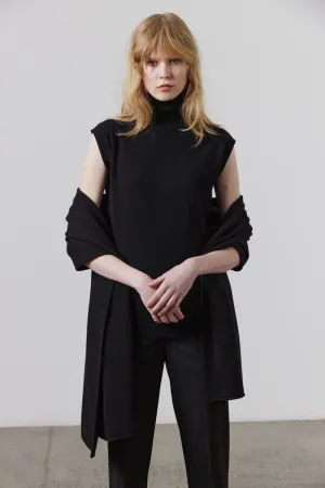 Laing Cashmere Scarf - Black
