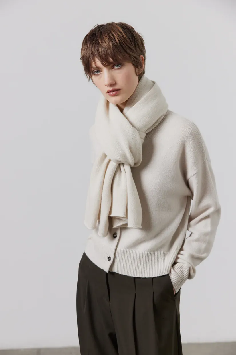 Laing Cashmere Scarf - Putty