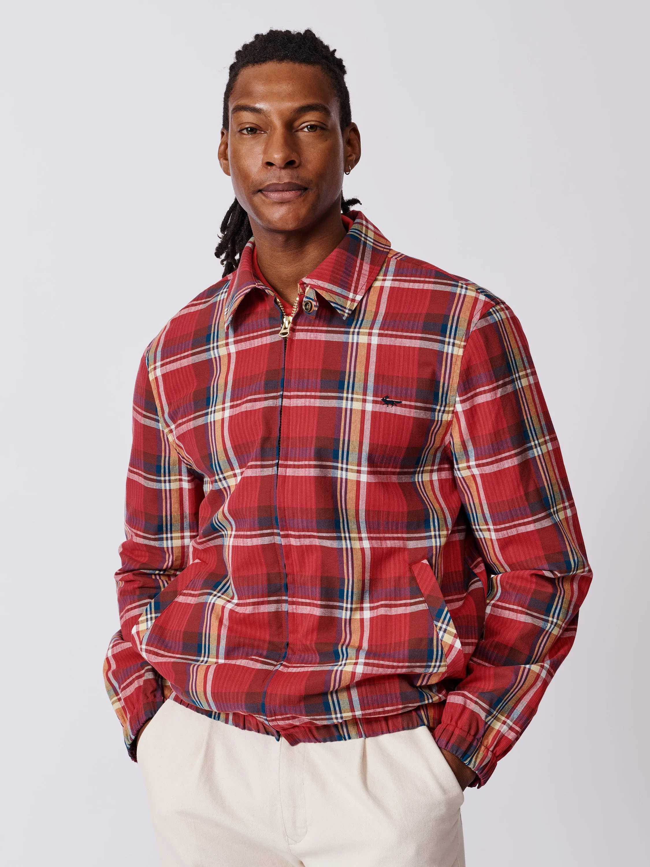 Langton Checked Harrington