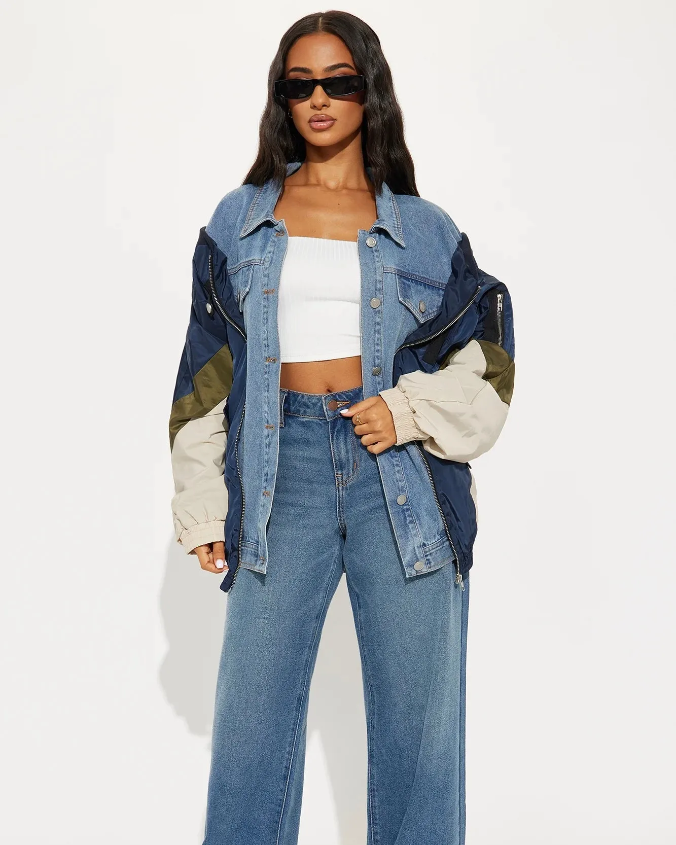 Layered Luxe Jean Jacket