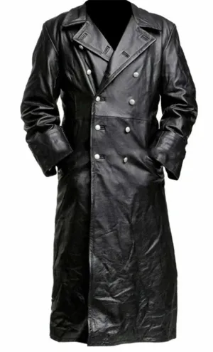 Leather coat by Chandler