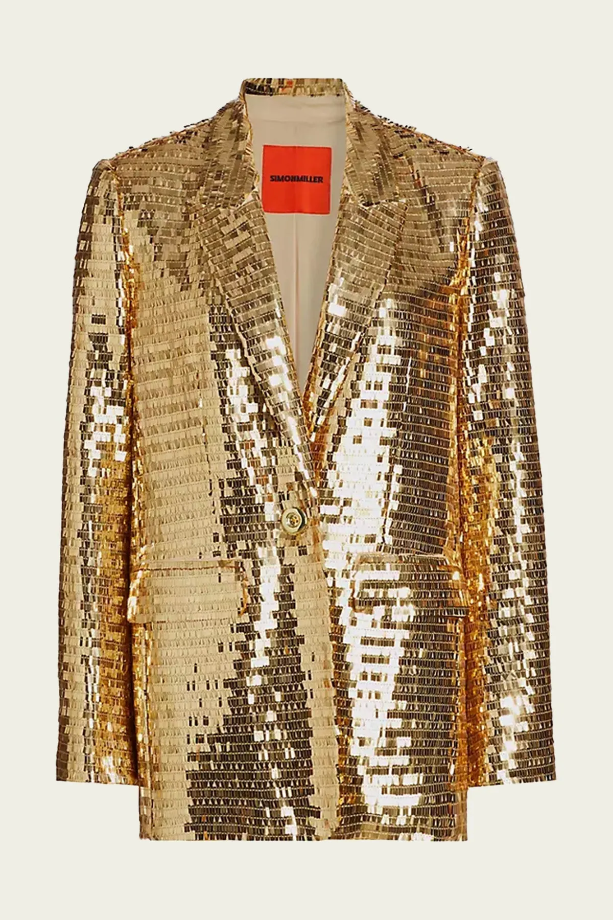 Lennox Sequin Jacket in Star Gold