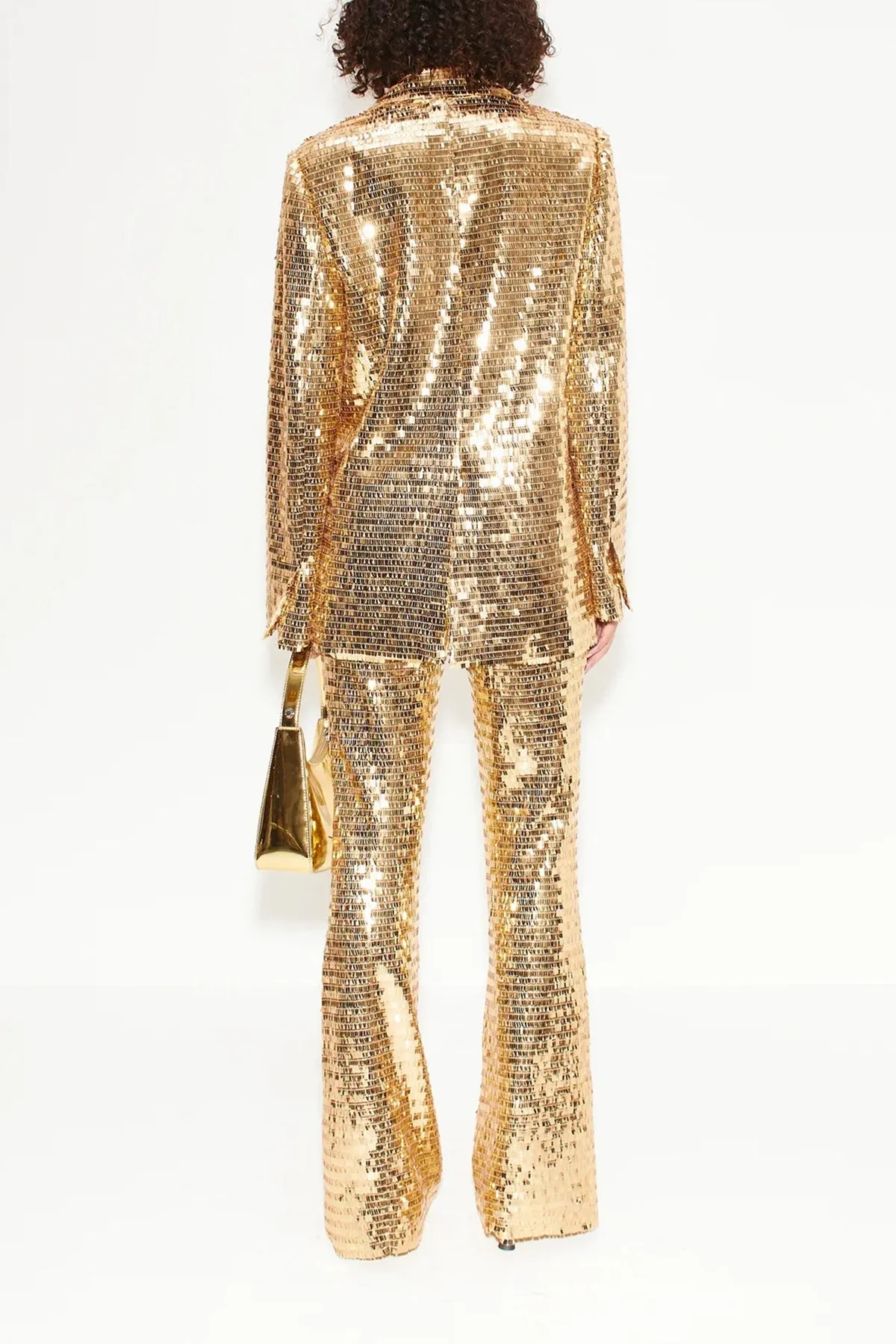 Lennox Sequin Jacket in Star Gold