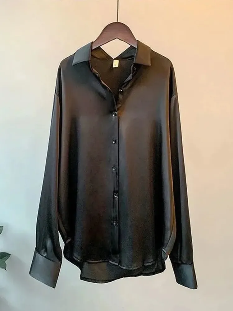Leonor® | Loose Satin Blouse