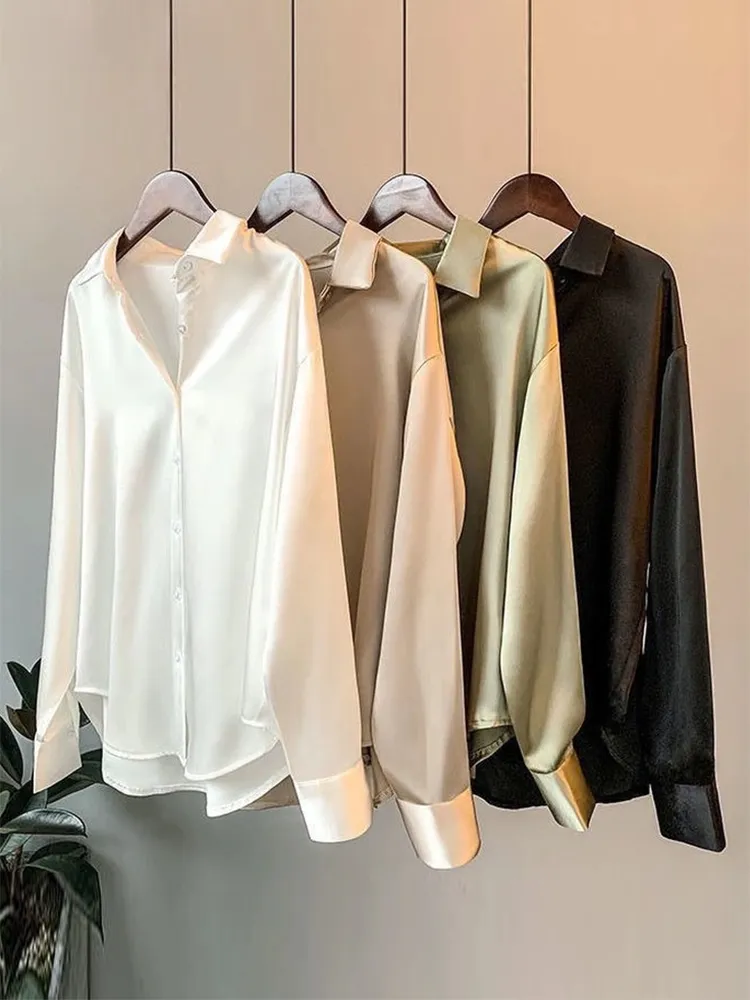 Leonor® | Loose Satin Blouse