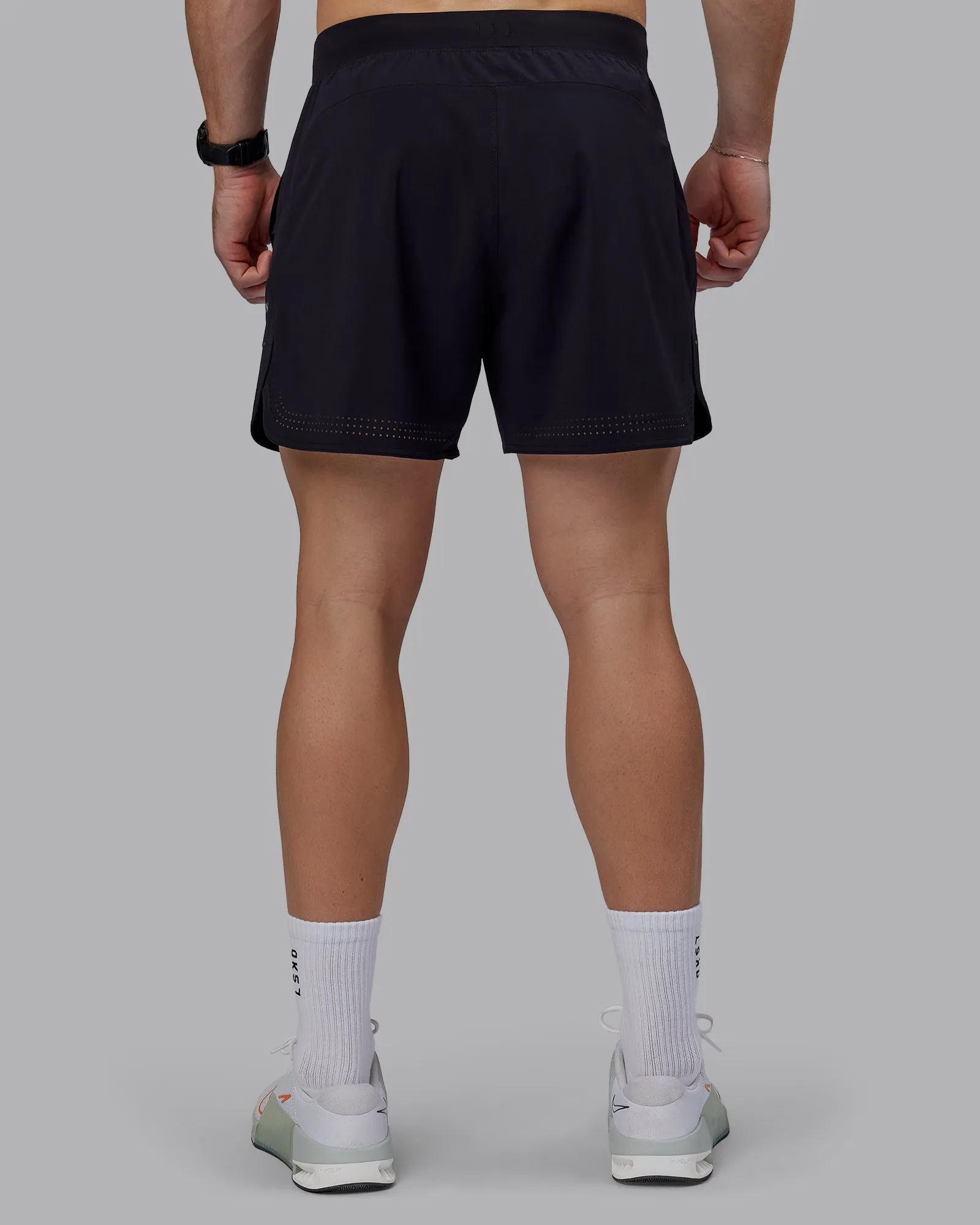 Lift 6" Short - Black-Reflective