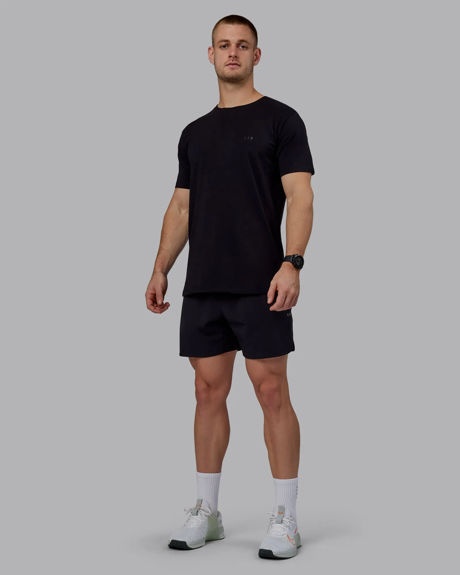 Lift 6" Short - Black-Reflective