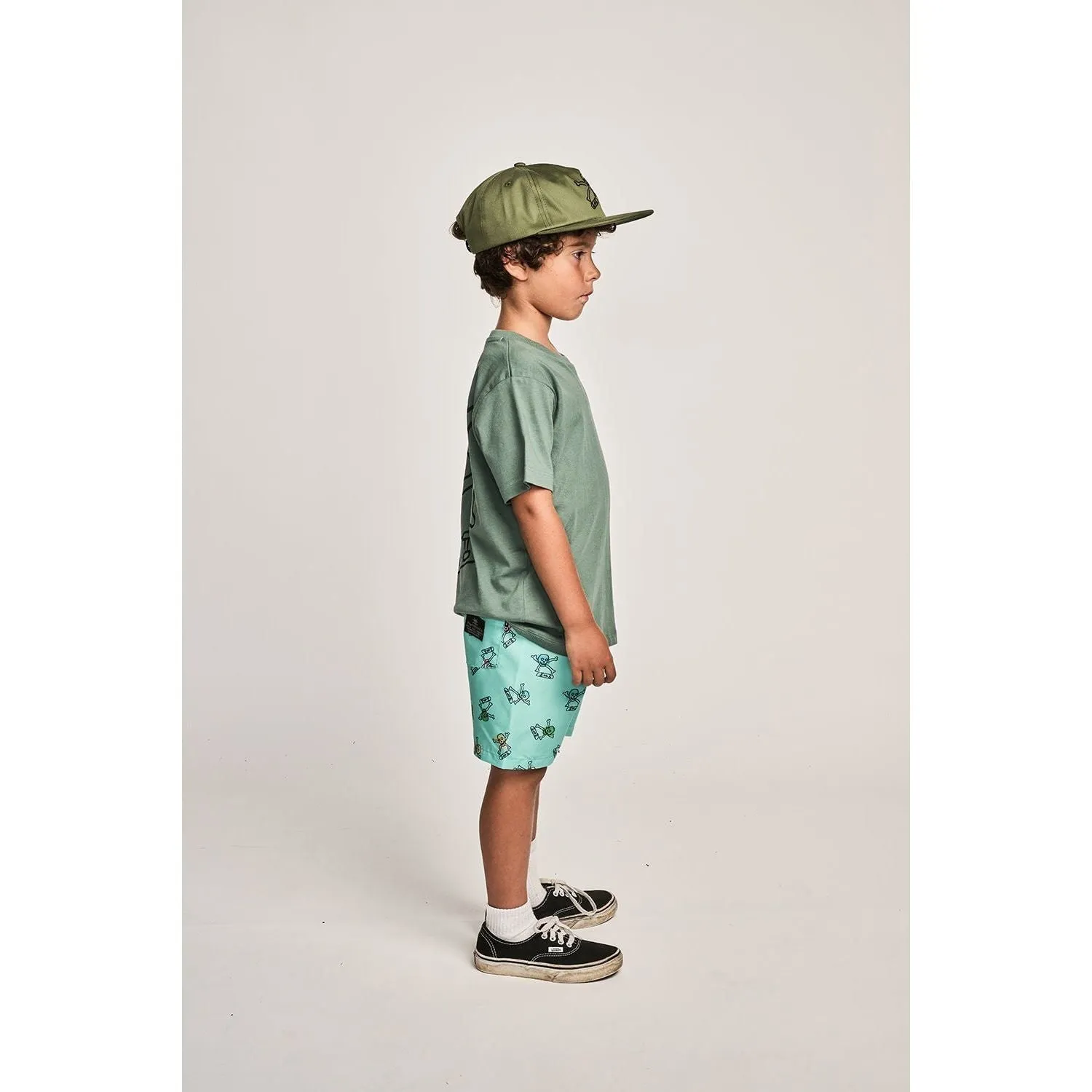Lightning Bshort - Olivine/Mint