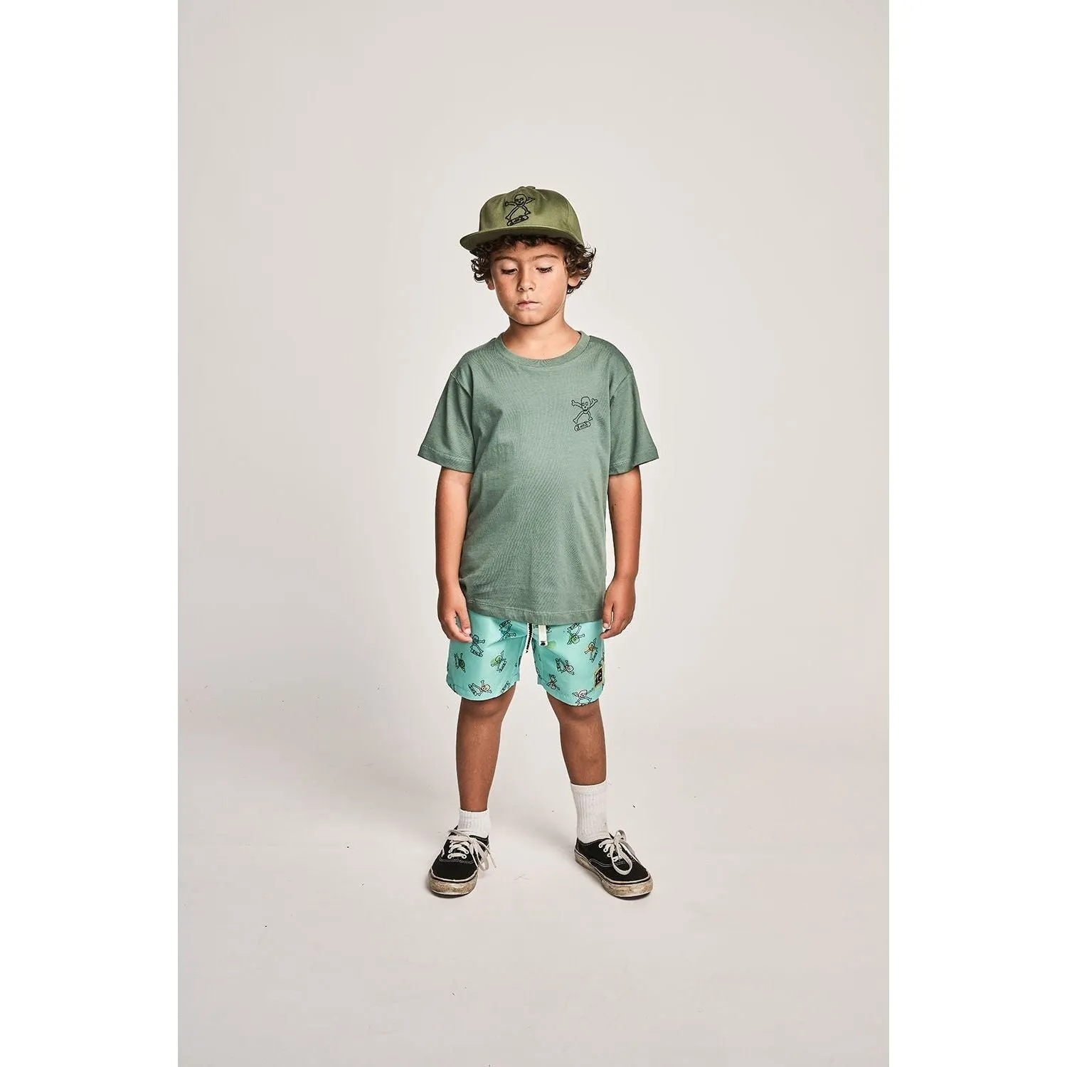 Lightning Bshort - Olivine/Mint