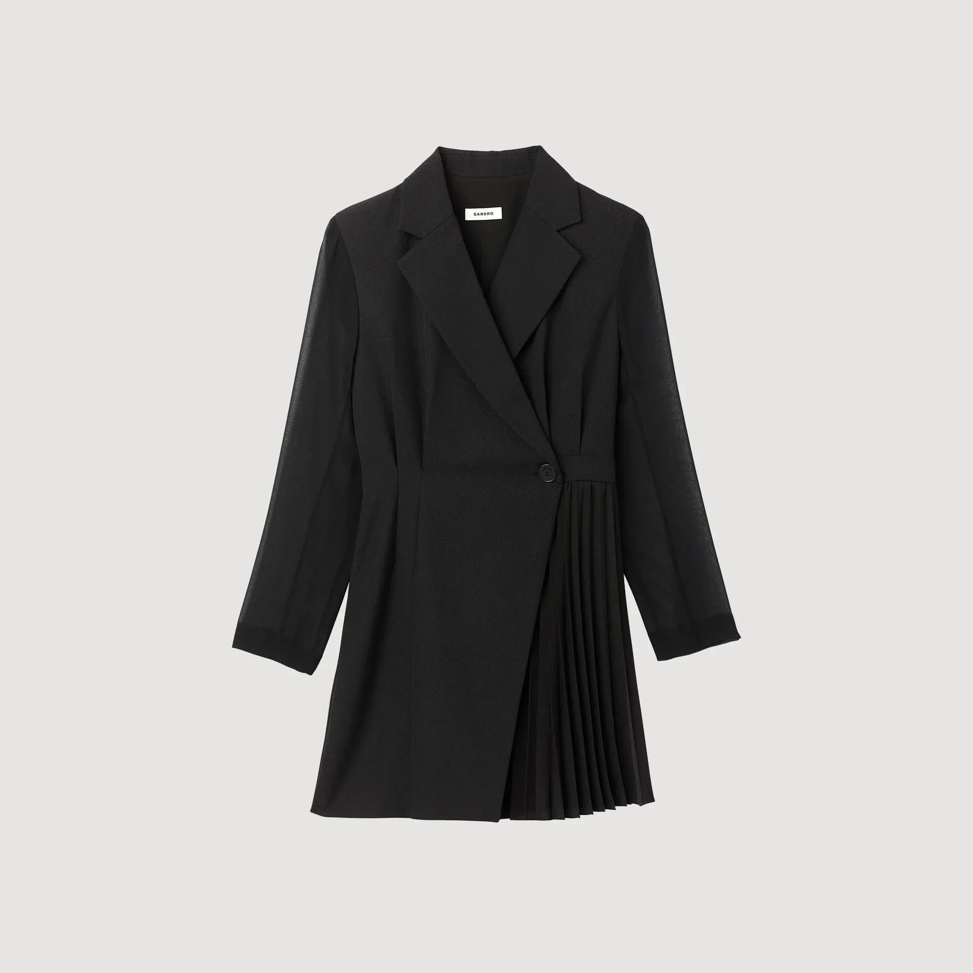 Lilela Wraparound Dress Black