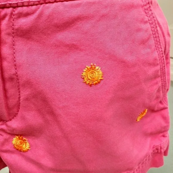 Lilly Pulitzer Embroidered Sun Shorts 0