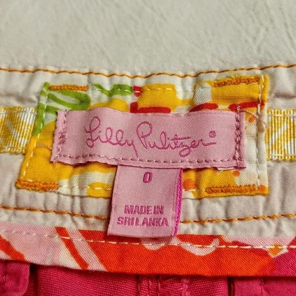 Lilly Pulitzer Embroidered Sun Shorts 0