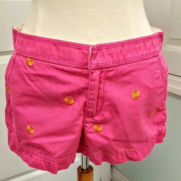 Lilly Pulitzer Embroidered Sun Shorts 0