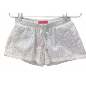 Lilly Pulitzer White Eyelet Baybreeze Shorts Size Extra Small New NWT