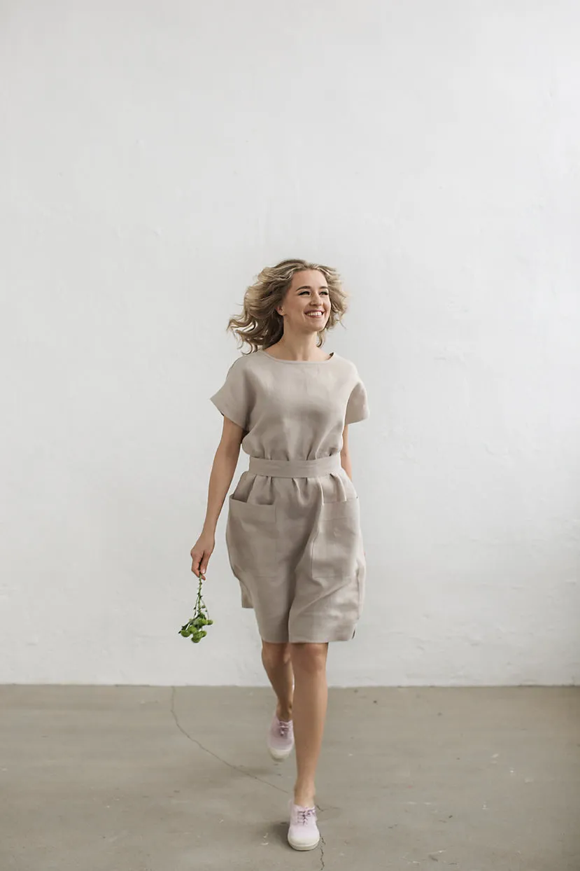 Loose Linen Dress