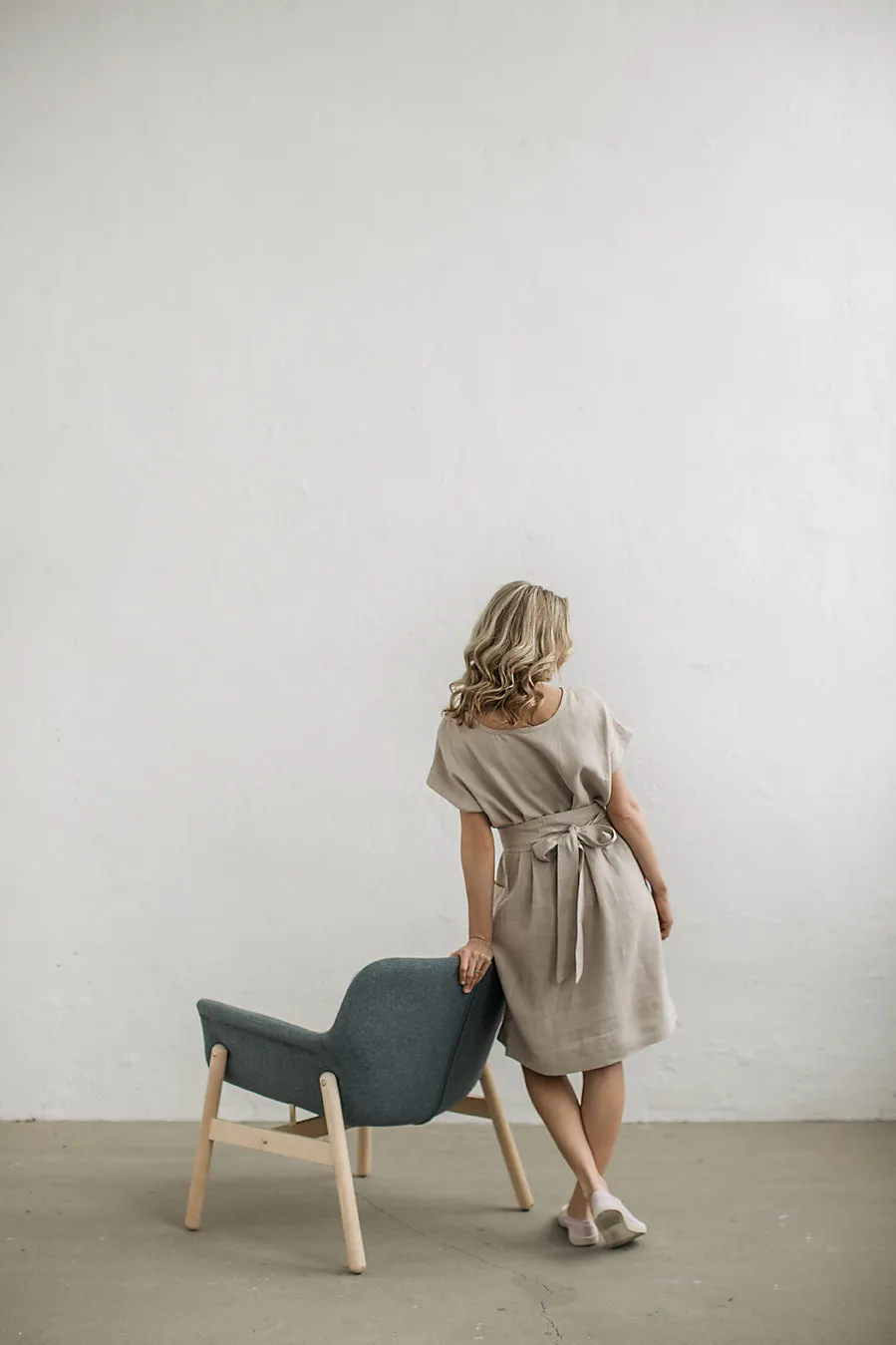 Loose Linen Dress