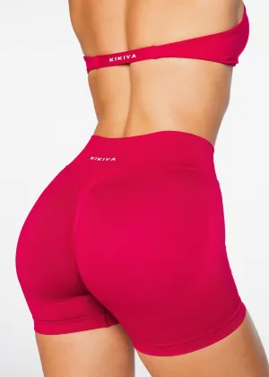 LOW Dynamic Seamless Short - Scarlett-Ruby Red