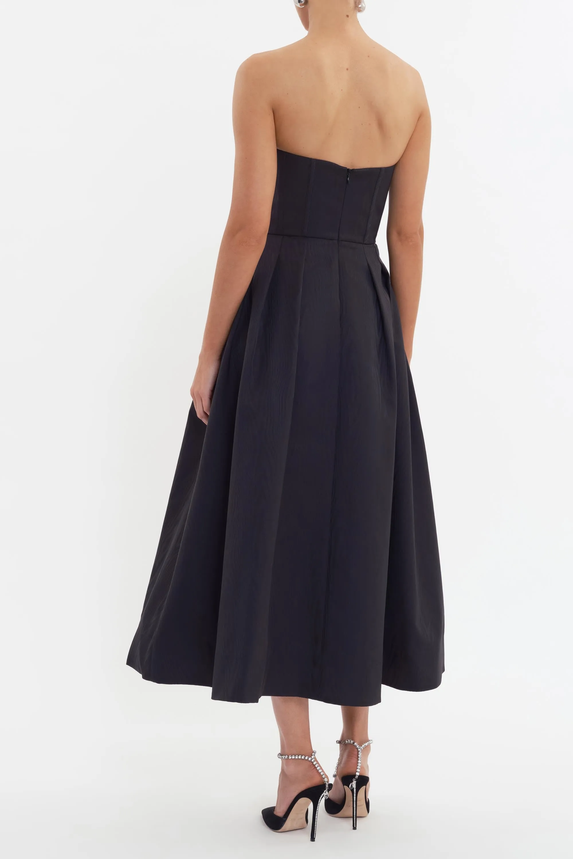 Luiza Strapless Midi Dress