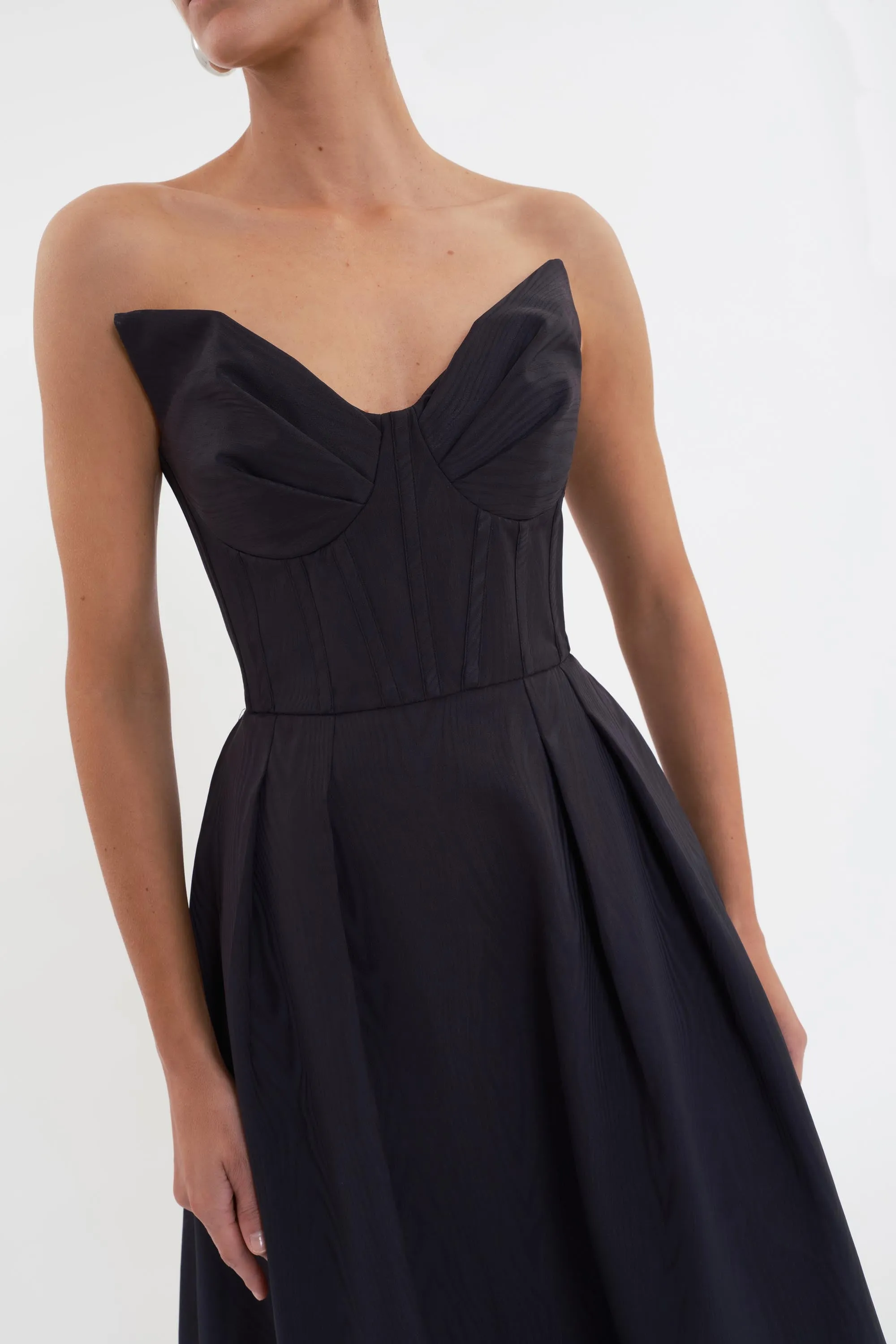 Luiza Strapless Midi Dress
